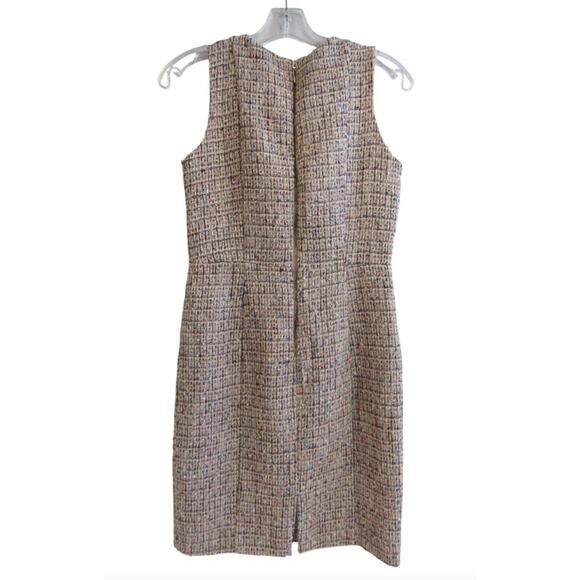 Women’s 0 White House Black Market Tweed Sleeveless Sheath Dress NWT - Picture 3 of 8
